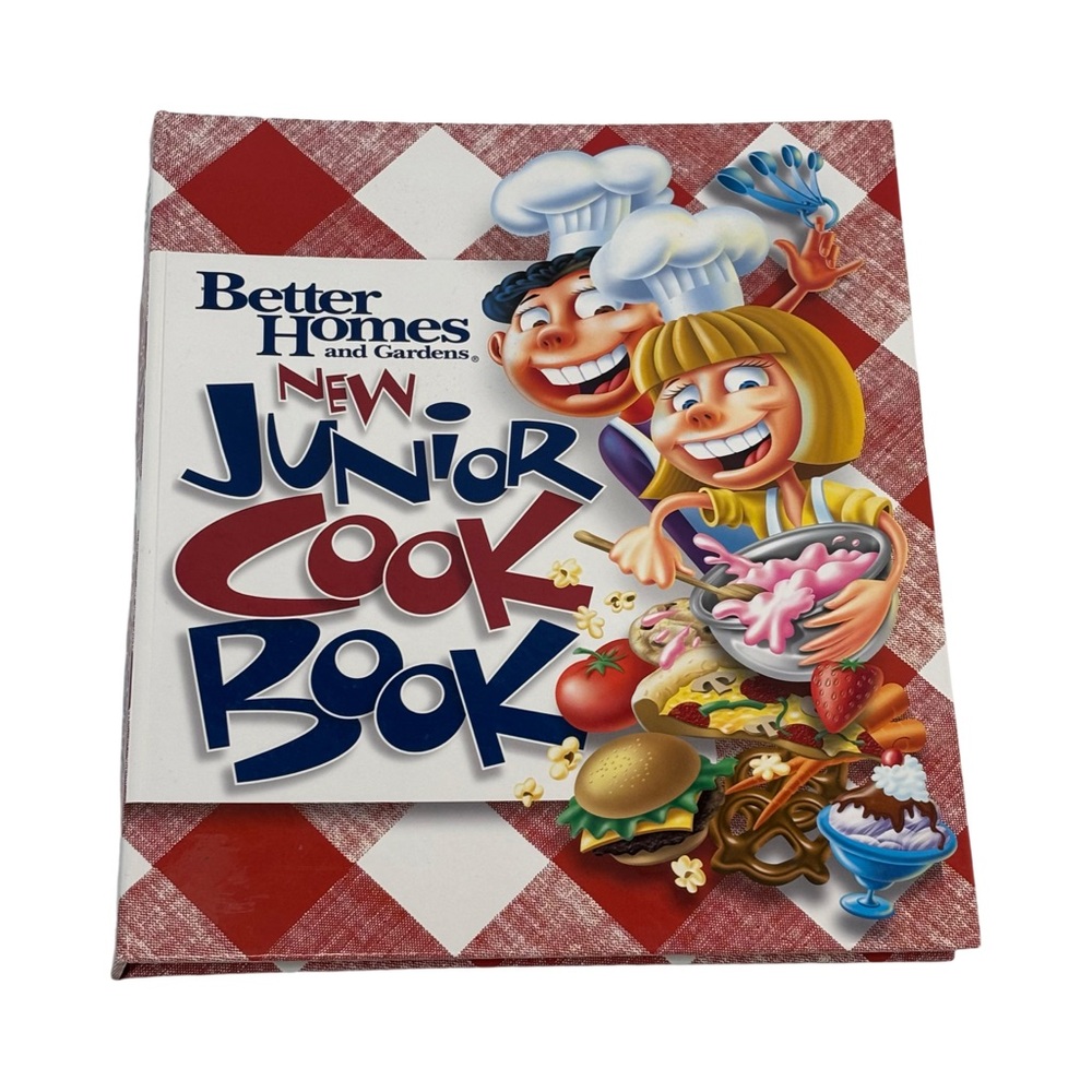 Better Homes and Gardens New Junior Cookbook Hardcover Spiral Ring 2004